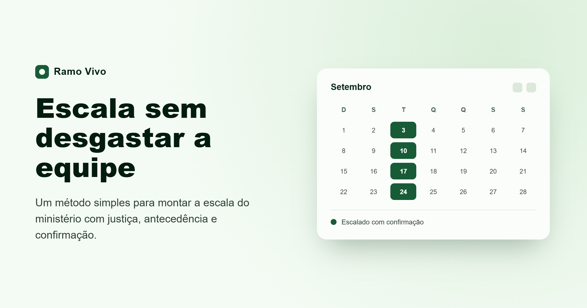 Escala de ministério: como montar sem desgastar a equipe